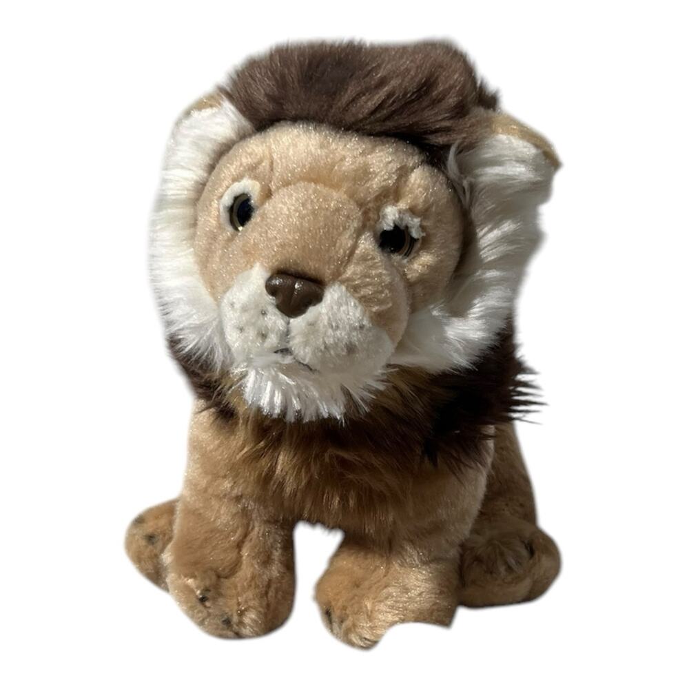 National Geographic Lelly Venturelli Lion Cuddly Plush Toy 770847 Retired‎ EUC